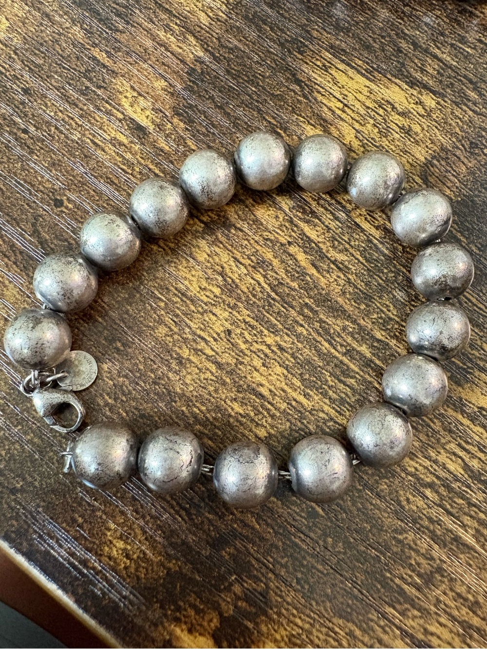 Tiffany & Co. Silver Beaded Bracelet